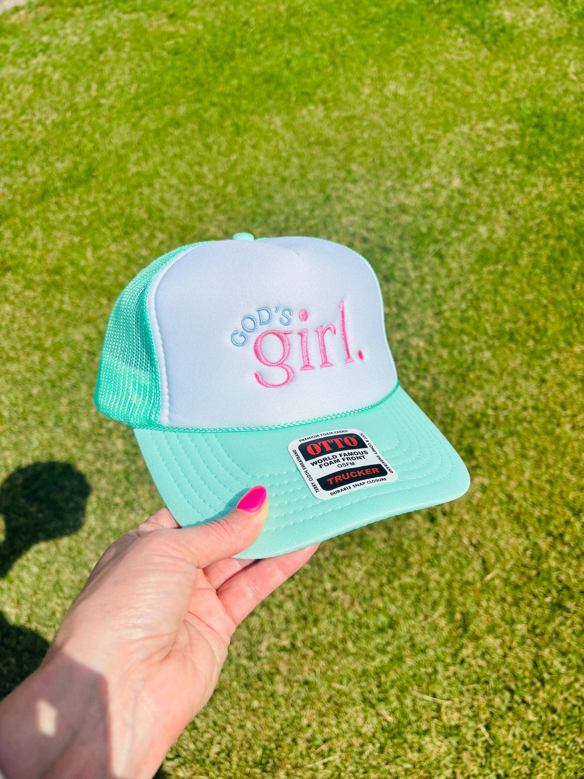 God’s Girl Embroidered Trucker Hat