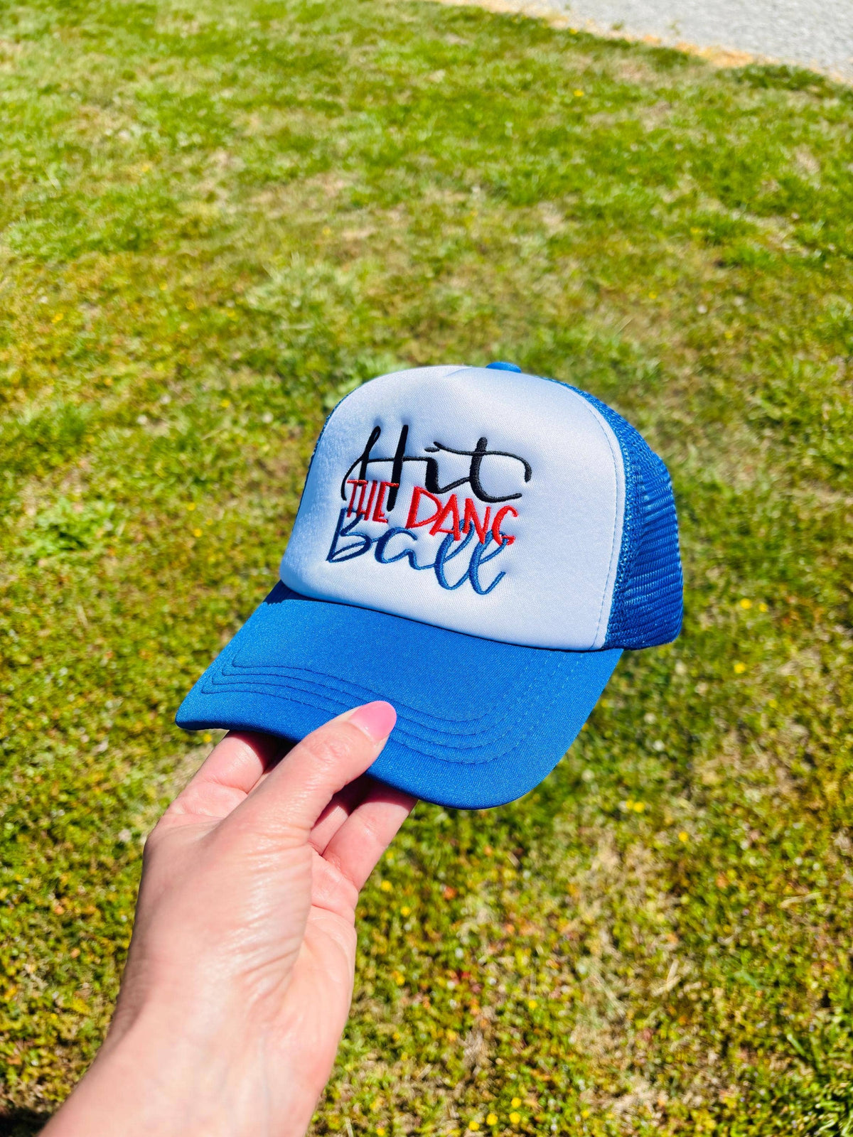 Hit The Dang Ball SnapBack Trucker Hat Ball Cap