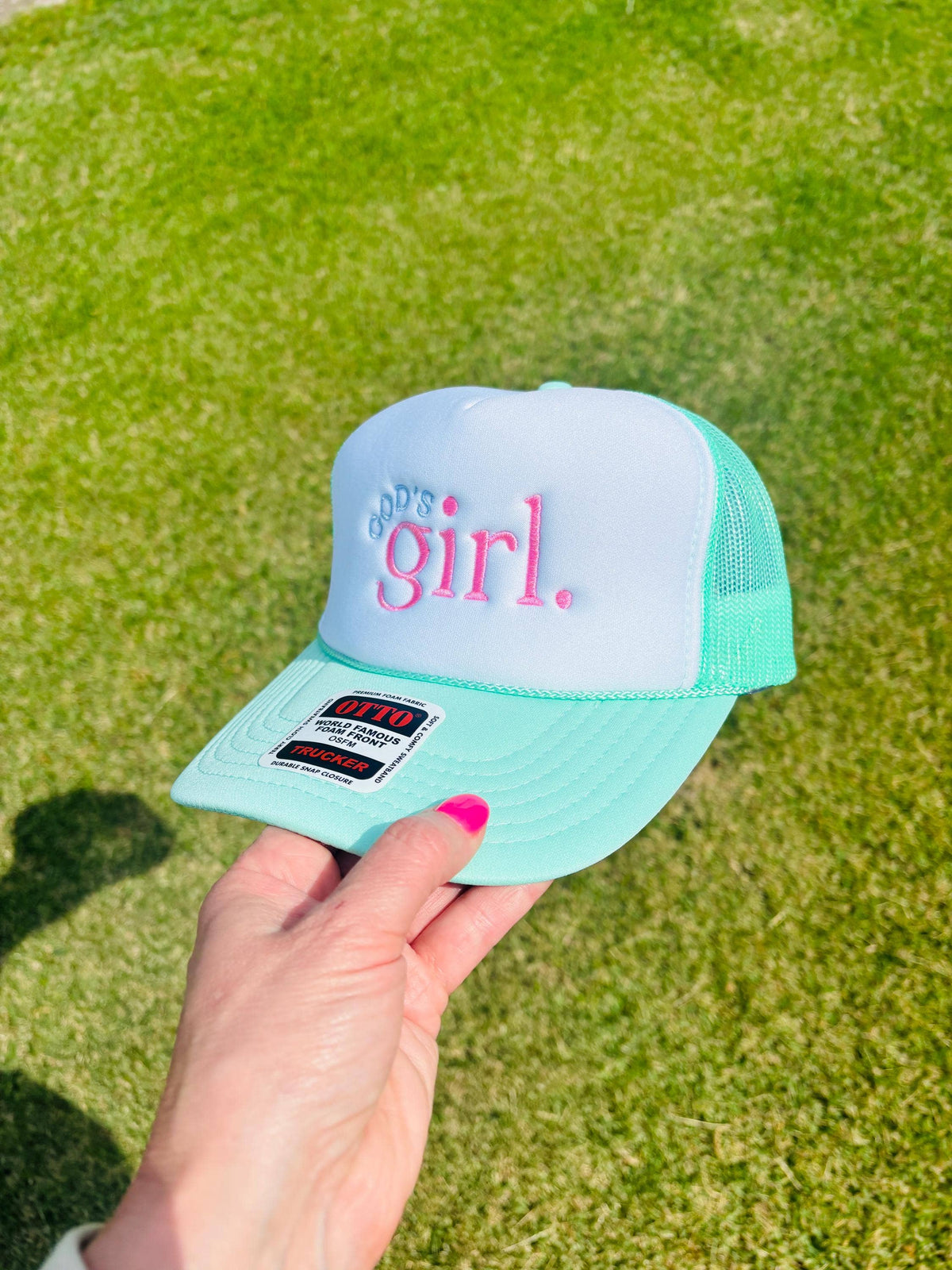 God’s Girl Embroidered Trucker Hat