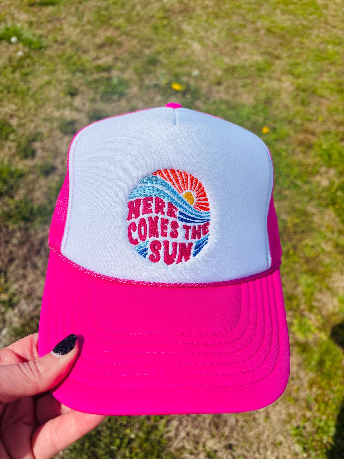 Sun Foam Front Ball Cap with Adjustable Snap Back