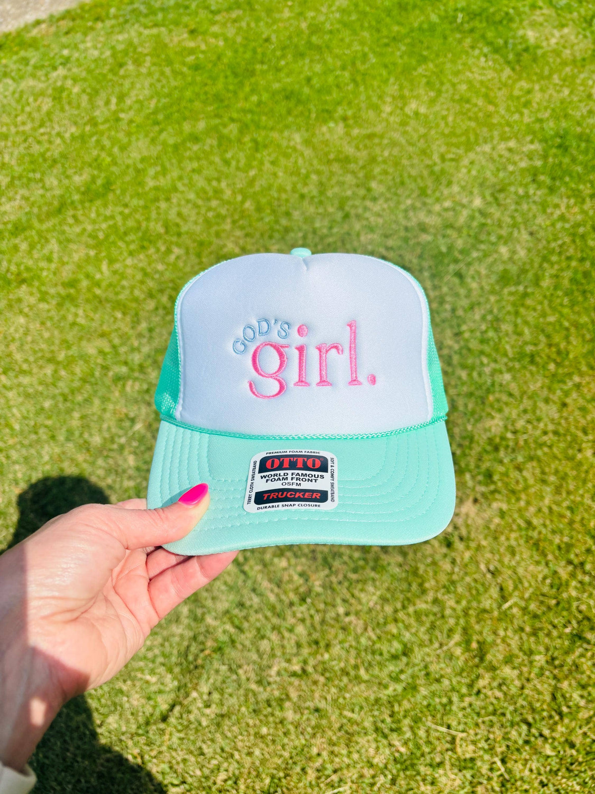 God’s Girl Embroidered Trucker Hat